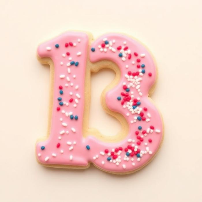 Decorated sugar cookie